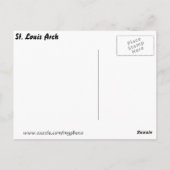 Carte Postale Arch de Saint-Louis (Dos)