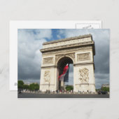 Carte Postale Arch de Triumph (Devant / Derrière)