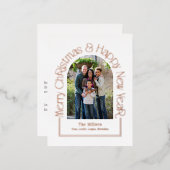 Carte postale Arch Grey VÉRITABLE FOIL (Recto/Verso)