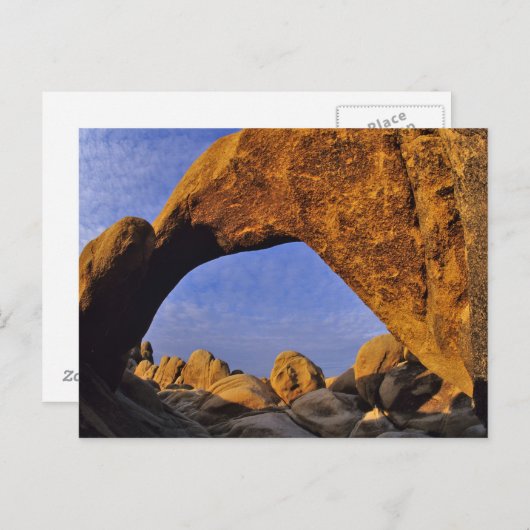 Carte Postale Arch Rock au parc national Joshua Tree à (Devant / Derrière)