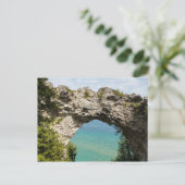 Carte Postale Arch Rock sur l'île Mackinac, Michigan (Debout devant)