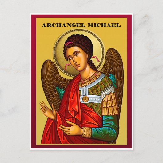 Carte Postale Archange Michel (Devant)