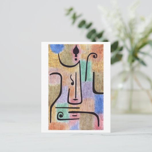 Carte Postale Archange Surreal Abstrait Paul Klee (Debout devant)