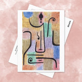 Carte Postale Archange Surreal Abstrait Paul Klee