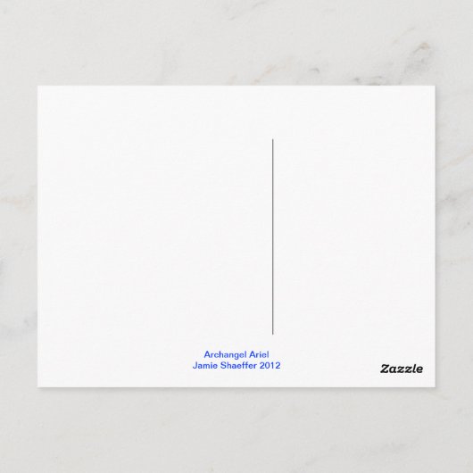 Carte Postale Archangel Ariel (Dos)