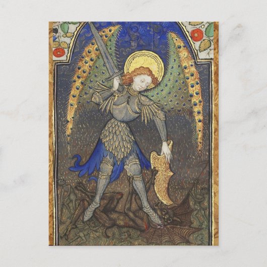 Carte Postale ARCHANGEL DE St MICHAEL AVEC DIABLE (Devant)