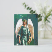 Carte Postale Archangel Raphael Guérisseur Angel Guériser Note d (Debout devant)