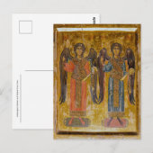 Carte Postale Archanges Michael et Gabriel de Sinai Icon (Devant / Derrière)
