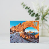 Carte Postale Arche à tourelle (Debout devant)