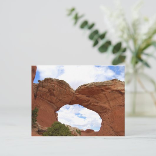 Carte Postale Arche brisée, Parc national des Arches, Utah, Cart (Debout devant)