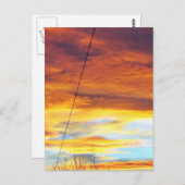 Carte Postale Arche Ciel Orange Au coucher Du Soleil (Devant / Derrière)