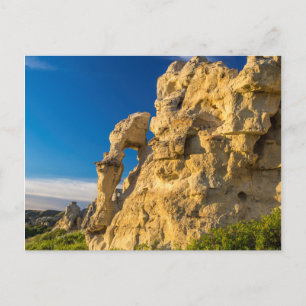 Carte Postale Arche dans une arche le long des falaises blanches