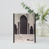 Carte Postale arche de la mosquée du maroc (Debout devant)