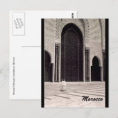 Carte Postale arche de la mosquée du maroc (Devant / Derrière)