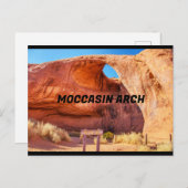 Carte Postale Arche de Moccasin (Devant / Derrière)