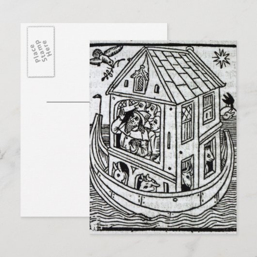 Carte Postale Arche de Noé (Devant / Derrière)