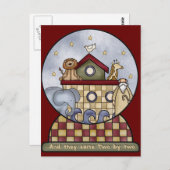 Carte Postale Arche de Noé (Devant / Derrière)