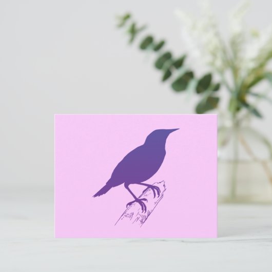 Carte Postale Arche de prairie violette (Debout devant)