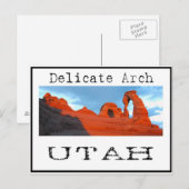 Carte Postale arche délicate (Devant / Derrière)