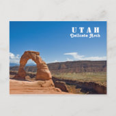 Carte Postale Arche Delicate Utah (Devant)