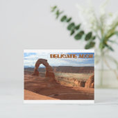 Carte Postale Arche délicate, vue horizontale (Debout devant)