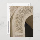 Carte Postale arche écrite (Devant / Derrière)