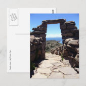 Carte Postale arche en pierre de taquile (Devant / Derrière)