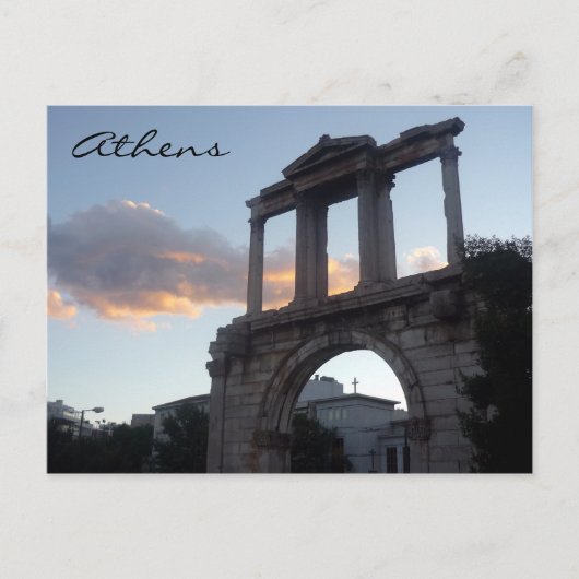 Carte Postale arche hadrian athens (Devant)