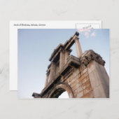 Carte Postale arche hadrienne antique (Devant / Derrière)