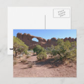 Carte Postale Arche Skyline au Parc national des Arches (Devant / Derrière)