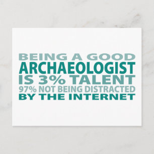 Carte Postale Archéo 3% de talent
