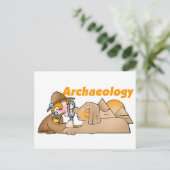 Carte Postale Archéologie (Debout devant)