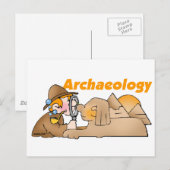 Carte Postale Archéologie (Devant / Derrière)