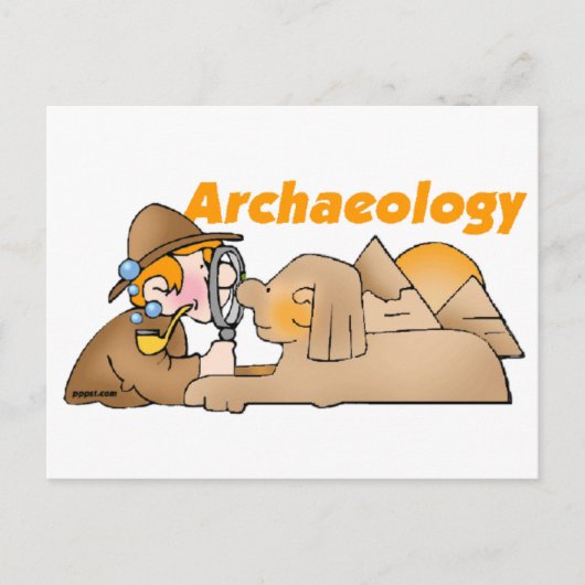 Carte Postale Archéologie (Devant)