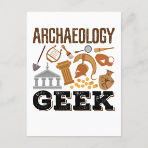 Carte Postale Archéologie Geek Archéologiste Étudiant Amoureux