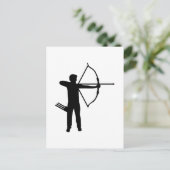 Carte Postale Archer à tir à l'arc (Debout devant)