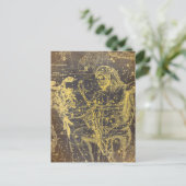 Carte Postale Archer céleste vintage (Debout devant)