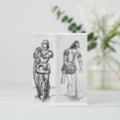 Carte Postale Archer et traversier (Debout devant)