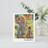 Carte Postale Archers (1935-1937) par Ernst Ludwig Kirchner (Debout devant)