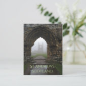 Carte Postale Arches de la cathédrale écossaise de St Andrews da (Debout devant)