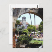 Carte Postale Arches de l'église de Mission Capistrano (Devant / Derrière)