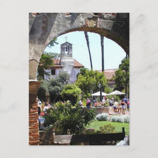 Carte Postale Arches de l'église de Mission Capistrano (Devant)