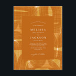 Carte Postale Arches et courbures rétro et lignes Mariage jaune<br><div class="desc">Arches et courbures rétro et lignes Suite Mariage Jaune</div>