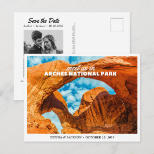Carte Postale Arches National Park Mariage Date à retenir