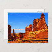 Carte Postale Arches National Park Rocks (Devant / Derrière)