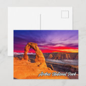 Carte Postale Arches National Park, Utah, États-Unis (Devant / Derrière)