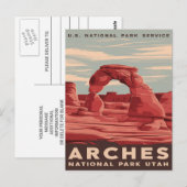 Carte Postale Arches National Park, Utah : une merveille naturel (Devant / Derrière)