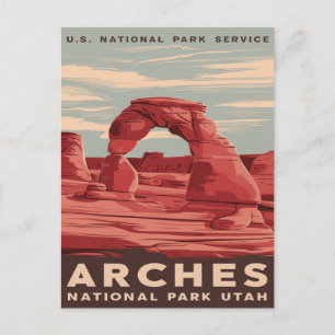 Carte Postale Arches National Park, Utah : une merveille naturel