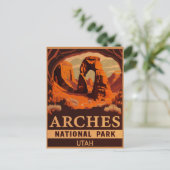 Carte Postale Arches Parc National Utah Delicate Arch (Debout devant)