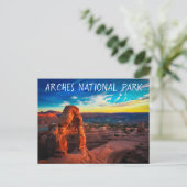 Carte Postale Arches Parc National Utah Souvenir Voyage (Debout devant)